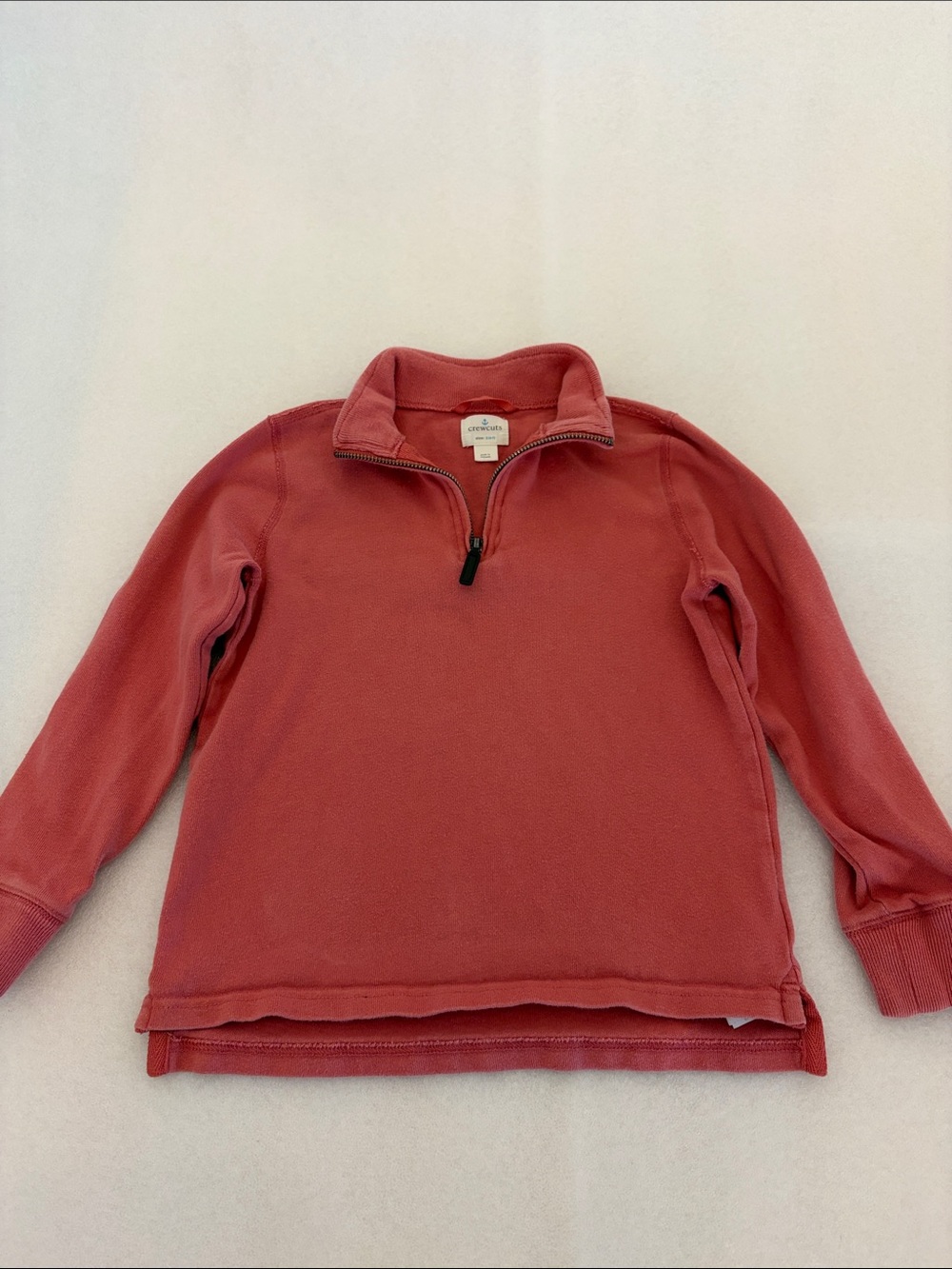 Crewcuts Boys Coral Quarter-Zip Pullover